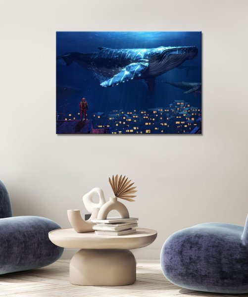 Интерьерная картина кит