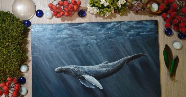 Синий кит картины