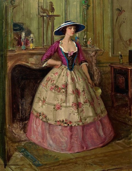 Картина шахматисты Мориц Ретч