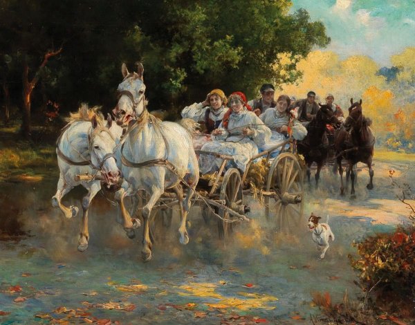 Карл Теодор фон пилоти, «Нерон смотрит на горящий Рим»