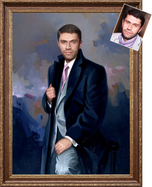 Портрет в стиле Love is