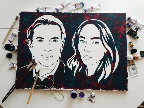 Распечатать картину на холсте