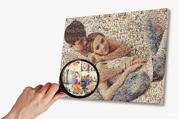 Портрет в стиле поп арт на холсте