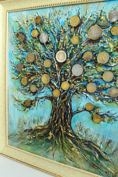 Денежное дерево картина