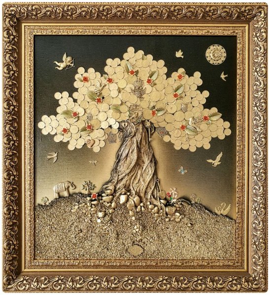 Панно "денежное дерево"