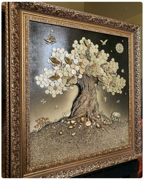 Денежное дерево картина