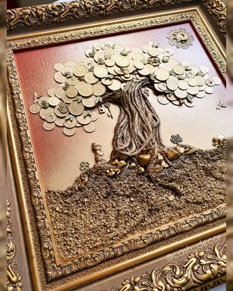 Панно "денежное дерево"