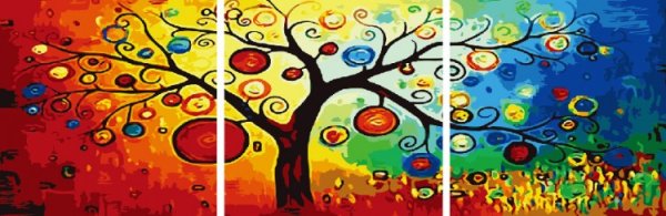 Триптих дерево богатства