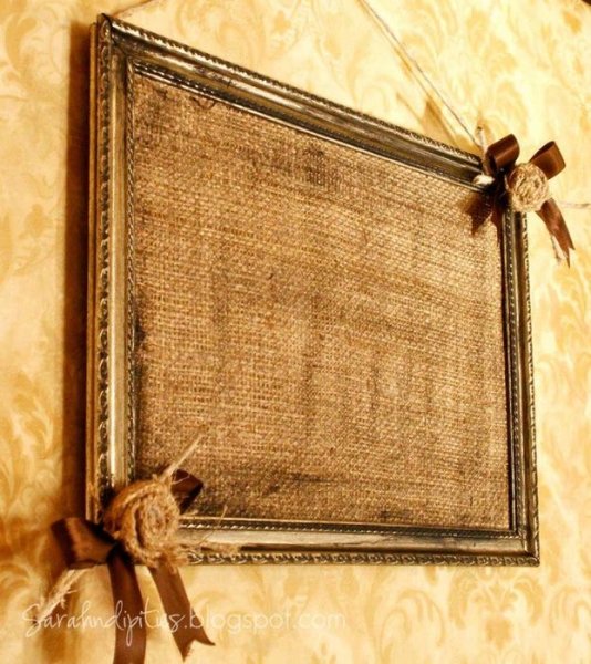 Рамка мешковина