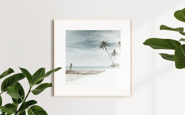 Мокап картина в интерьере