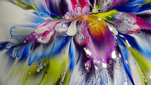 Флюид арт Шелли