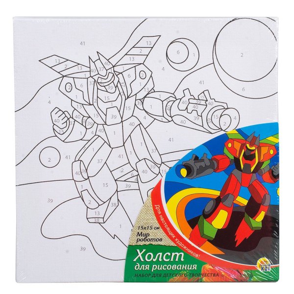 Холст с красками 30х40 см. Маяк и море (арт. Х-9840)