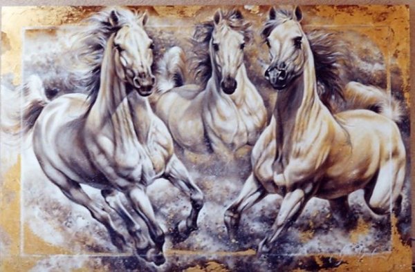 Алмазная мозаика Mazari лошадь