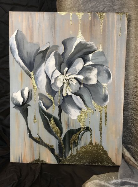 Интерьерные картины цветы