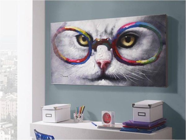 Картины на холсте кот