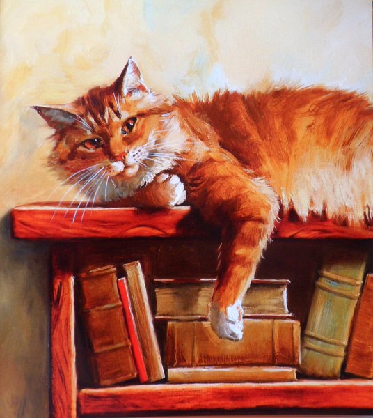 Леонид Афремов картины коты