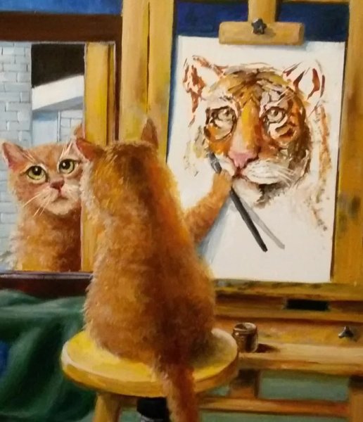 Художница Симонова Ольга Георгиевна. Кошки