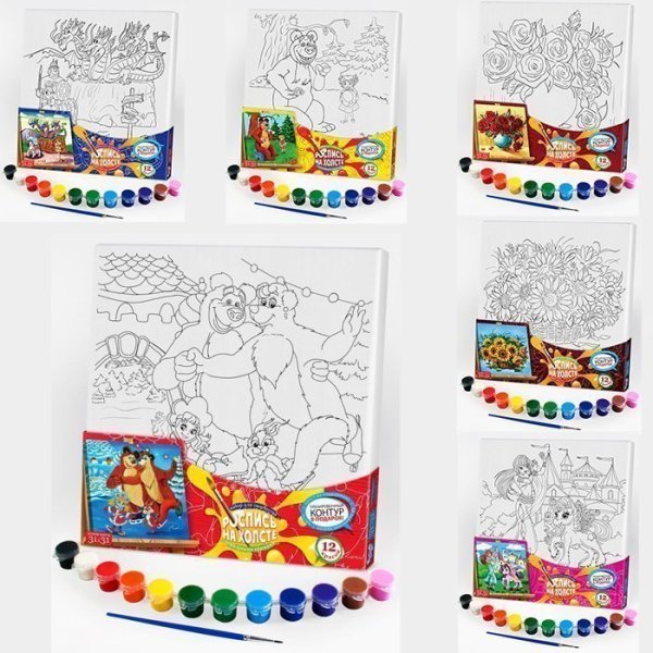 Картины для раскрашивания по номерам