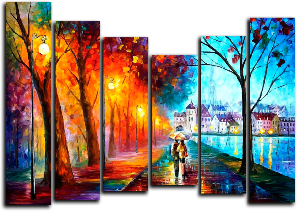 Триптих акрилом