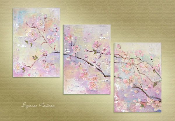 Триптих маслом