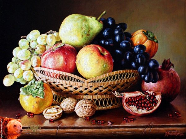 Вавейкин Виктор фруктовый натюрморт