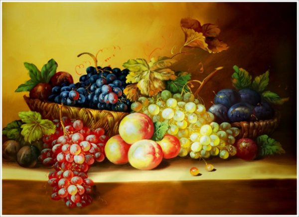 Натюрморт маслом на холсте для кухни