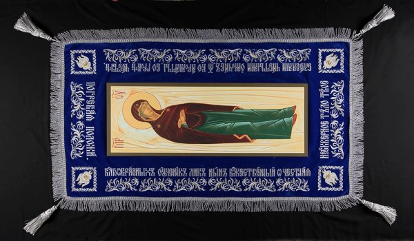 Икона плащаница Богородицы