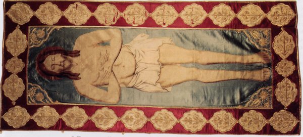 Икона плащаница Богородицы