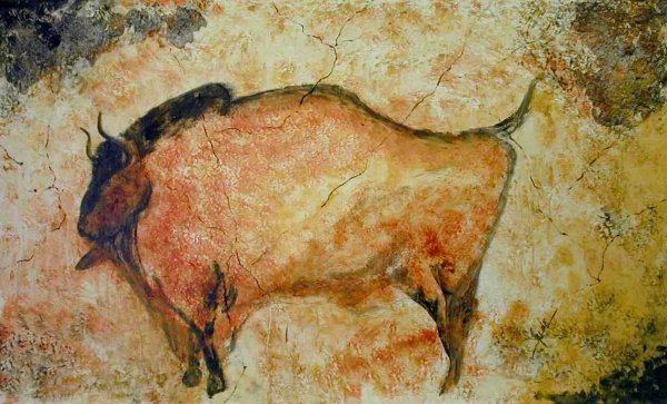 Бизон палеолит пещера Альтамира Испания