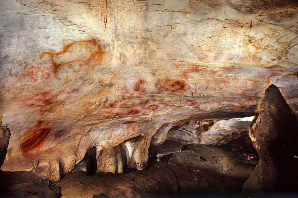 Пещера Эль Кастильо Отпечатки рук