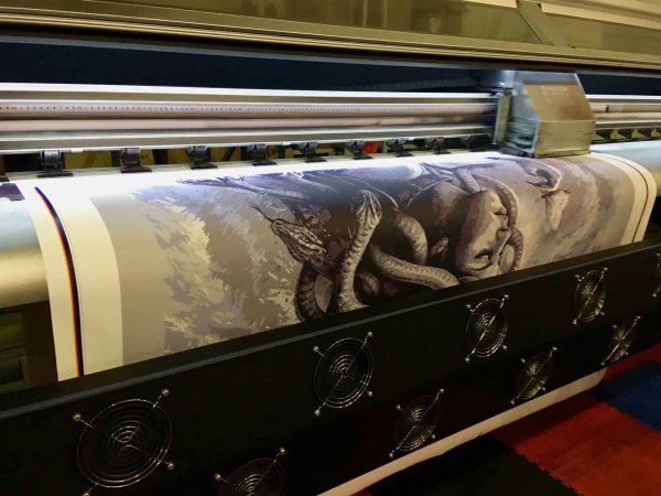 УФ печать на холсте