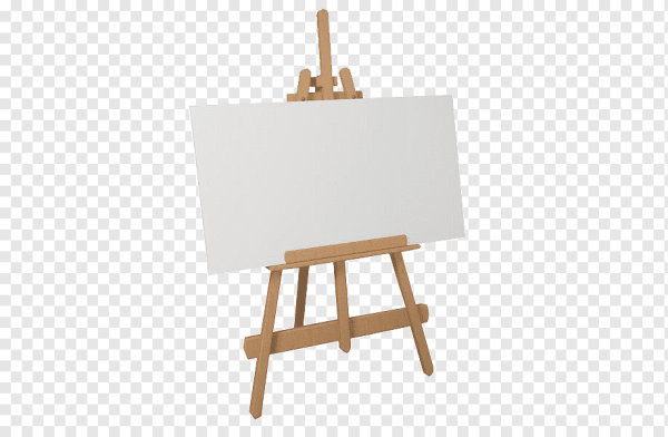 Мольберт с холстом
