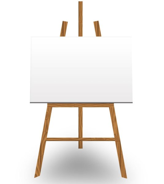 Мольберт с полотном