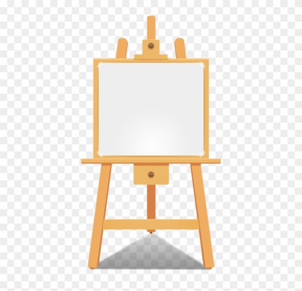 Детский мольберт для рисования без фона