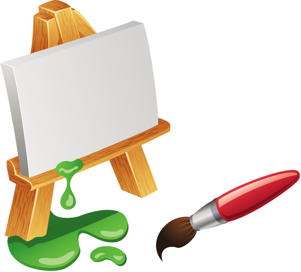 Мальбертна прозрачном фоне