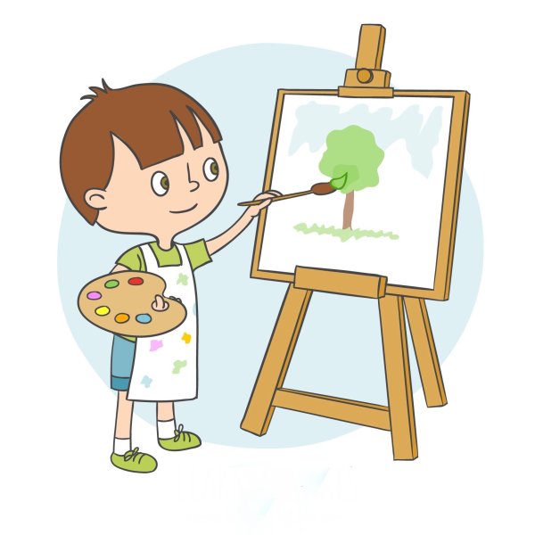 Мольберт фон