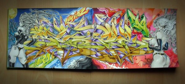 Рисунки на холсте идеи граффити