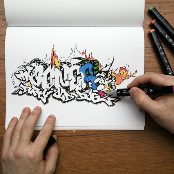 Рисунки фломастерами