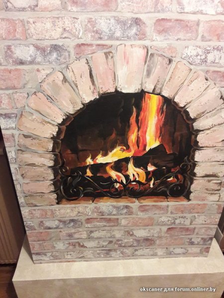 Огонь в печке