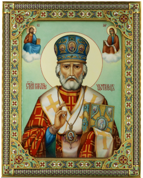Картина по номерам Николай Чудотворец