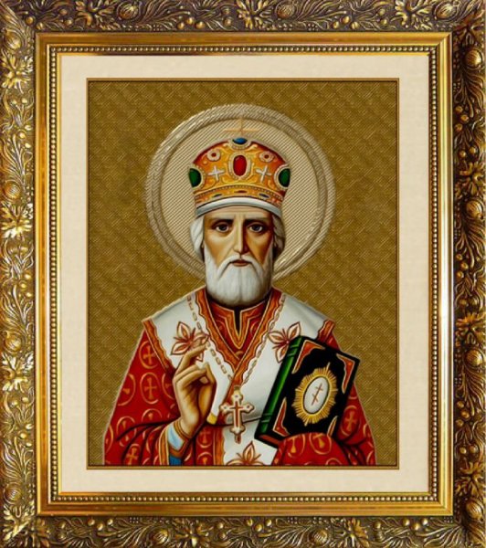 Алмазная мозаика Николай Чудотворец