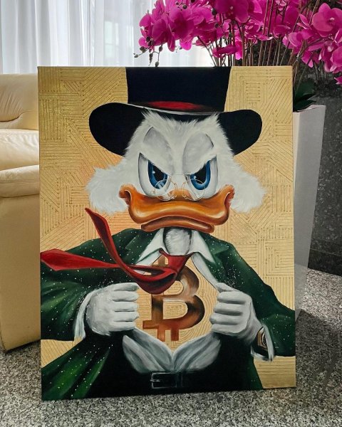 Скрудж макдак картина на холсте