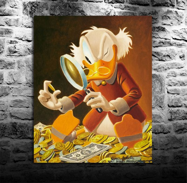 Скрудж макдак картина на холсте