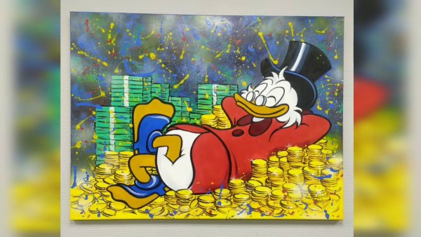 Скрудж макдак в золоте