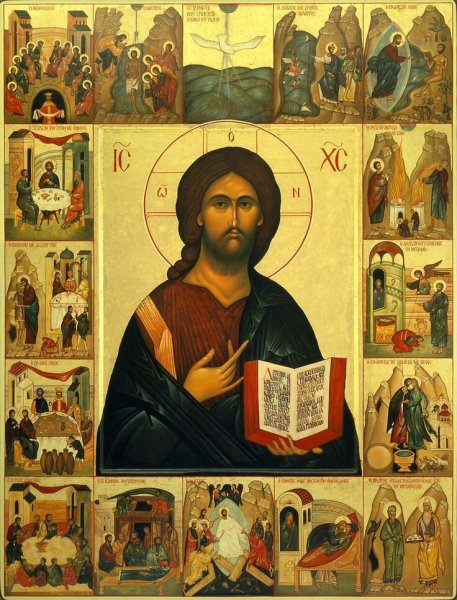 Икона Троицы смесоипостасная