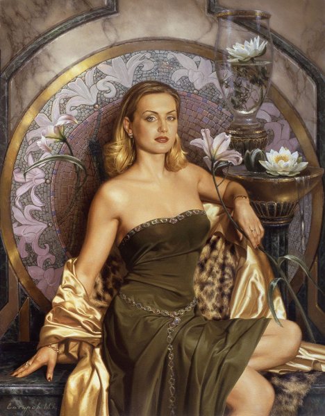 Современный портрет в раме