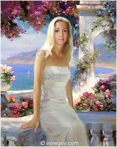 Владимир Волегов художник картины женщины