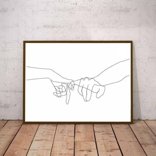 Графические постеры для интерьера