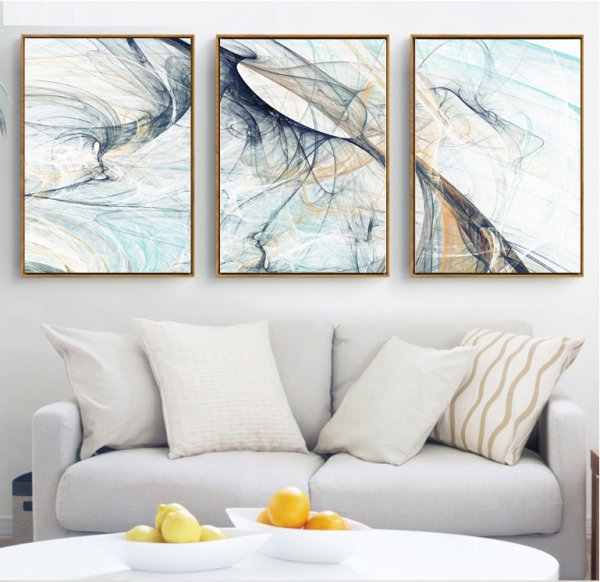 Картина черная с золотом