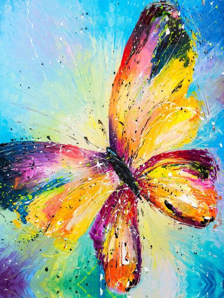 Бабочка абстракционизм